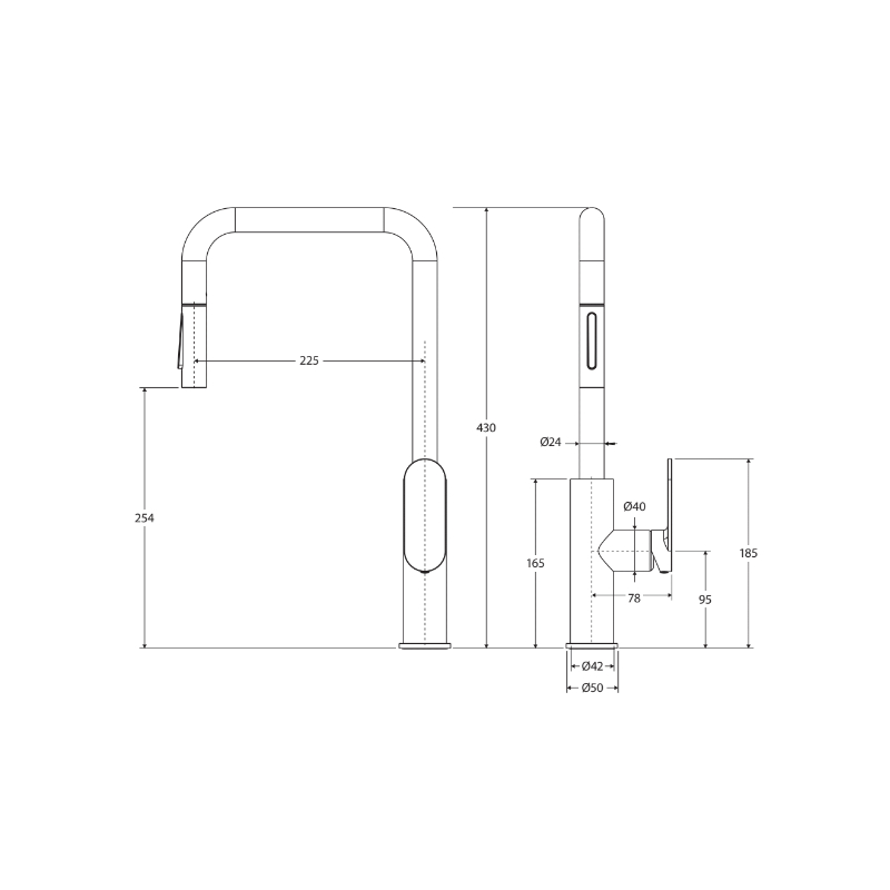 fienza-empire-slim-pull-out-sink-mixer_specs