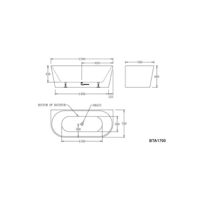 BTA1700 Specs