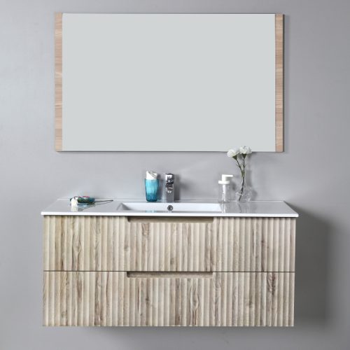 Aulic Tuscana Wall Hung Vanity with Crystal Ceramic Top