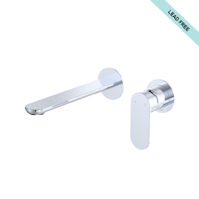 fienza-empire-slim-basin-bath-wall-mixer-set-round-plates-200mm-outlet_234104-200-LF_Chrome