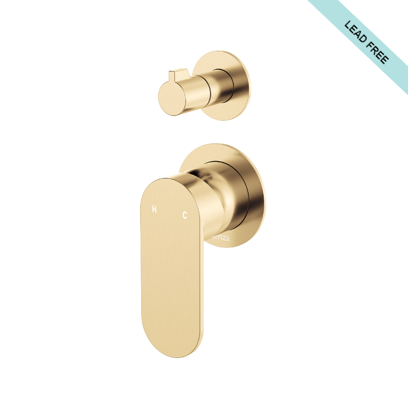 fienza-empire-slim-wall-diverter-mixer-small-round-plates-vertical_234102UB-4-LF_UrbanBrass