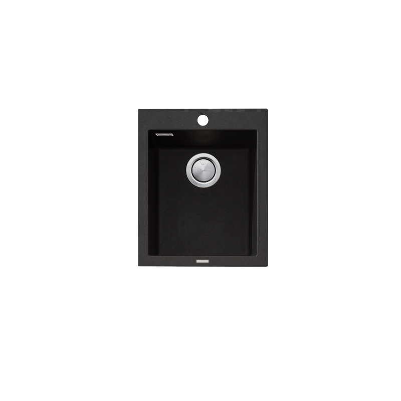 Oliveri_Santorini_Standard_Bowl_Topmount_Sink_With_Overflow_Black_ST-BL1531 OF