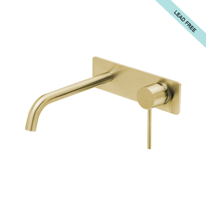 phoenix-vivid-slimline-wall-basin-mixer-set-230mm-complete-kit_leadfree_VS2830-12-1_BrushedGold