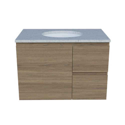 Timberline Nevada Wall Hung Vanity With Silk Surface Top & Under Counter Basin