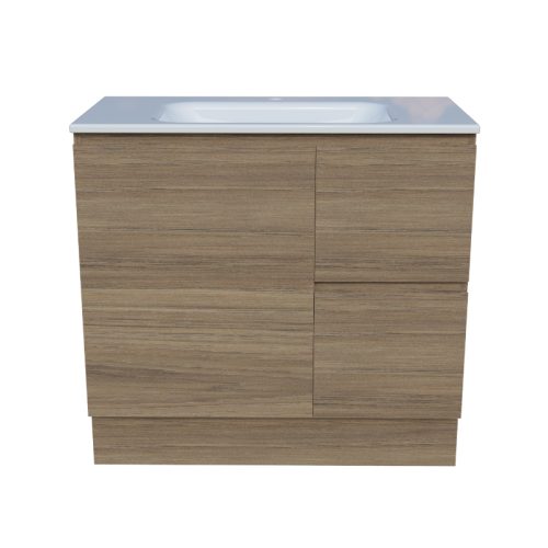 Timberline Nevada Vanity Floorstanding Cabinet With Haven Matt Dolomite Top