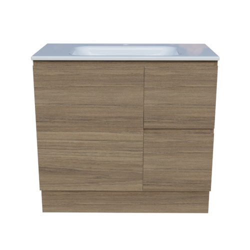 Timberline Nevada Vanity Floorstanding Cabinet With Stadium Mineral Composite Top