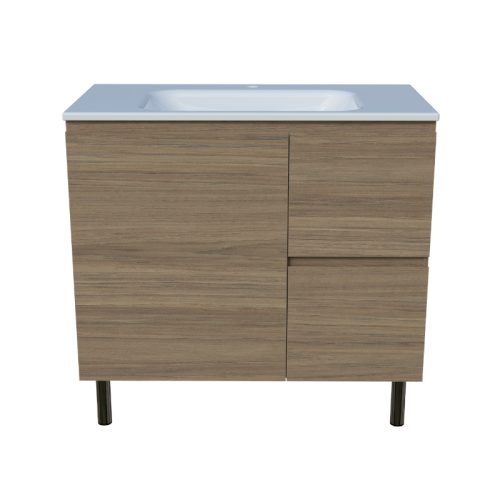Timberline Nevada Vanity On legs With Stadium Mineral Composite Top