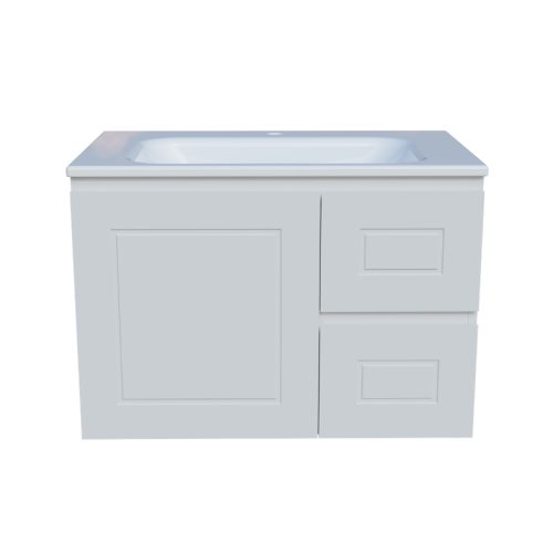 Timberline Nevada Classic Vanity Wall Hung Cabinet With Stadium Mineral Composite Top