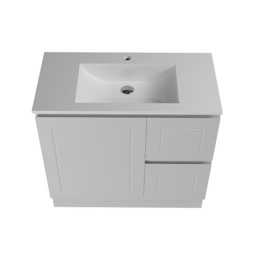 Timberline Nevada Classic Vanity Floorstanding Cabinet With Regal Mineral Composite Top