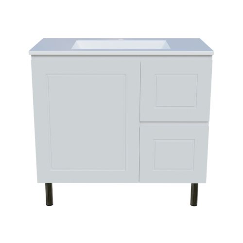 Timberline Nevada Classic Vanity on Legs Cabinet With Regal Mineral Composite Top