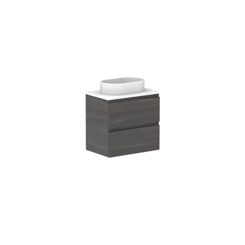 ADP Glacier Pro Ensuite All Drawer Twin Wall Hung Vanity with Caesarstone Mineral Top