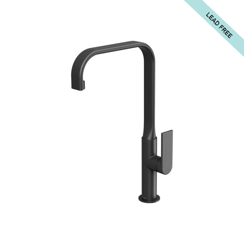 phoenix-teel-sink-mixer-200mm-squareline_MatteBlack-lead_free