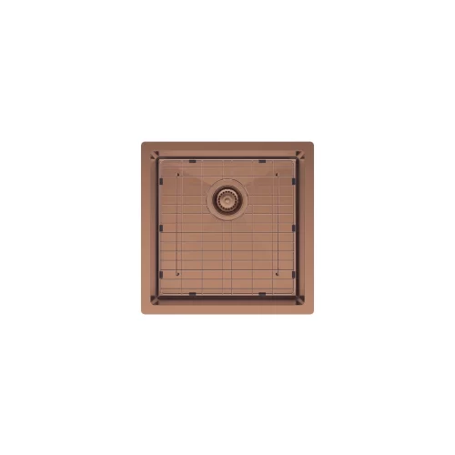 Fienza Hana 32L Single Kitchen Sink Brushed Copper