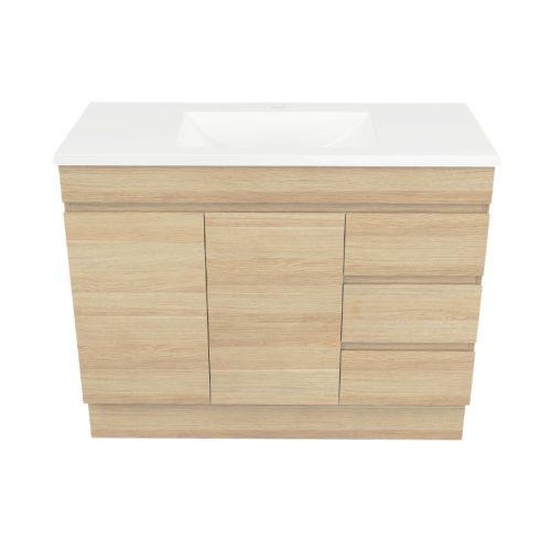 Timberline Bargo Vanity Floorstanding With Classic Mineral Composite Top