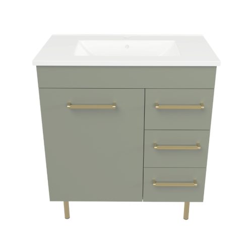 Timberline Bargo on Legs Vanity With Alpha Ceramic Top