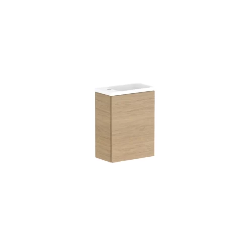 ADP Glacier Lite Mini 400mm Wall Hung Vanity with Cast Marble Top