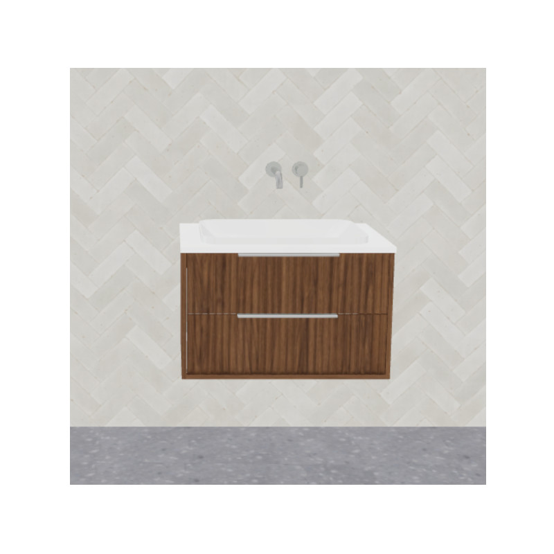 Timberline Emmett Wall hung Vanity Only No Top