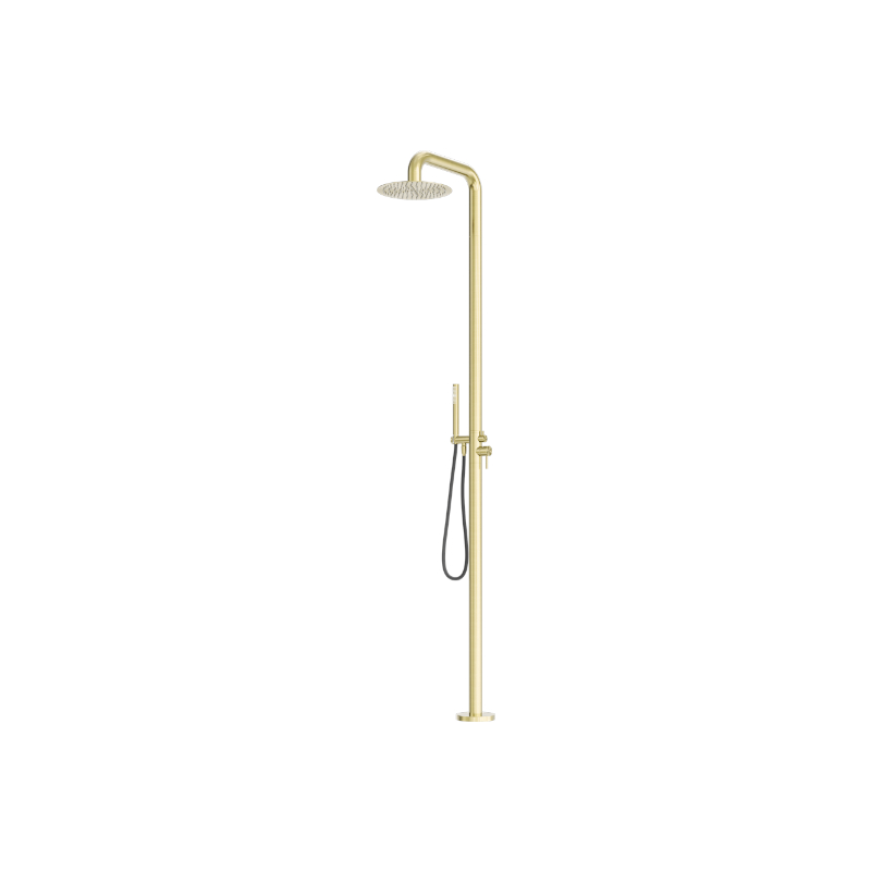 Nero Zen SS316L Outdoor Freestanding Shower Column