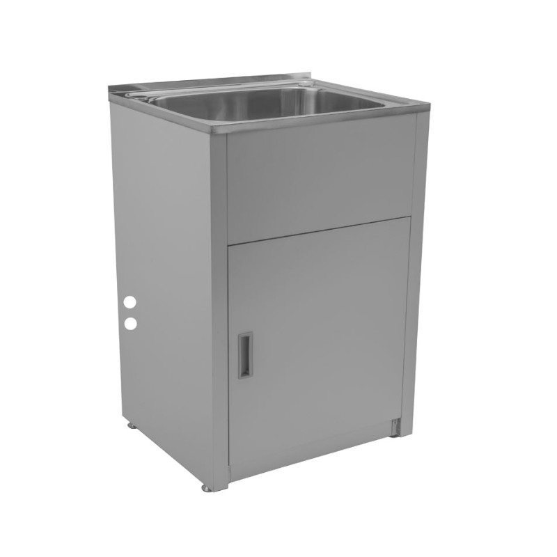BUK 45 Litre Laundry Tub and Cabinet Chrome