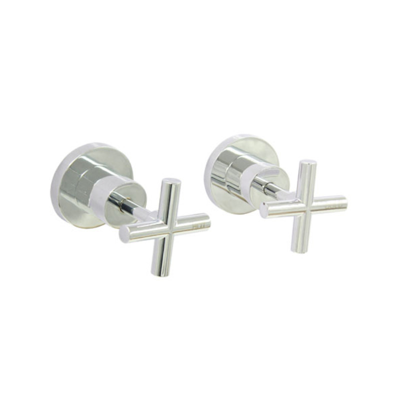 BUK Cross Handle Wall Top Assembly Chrome