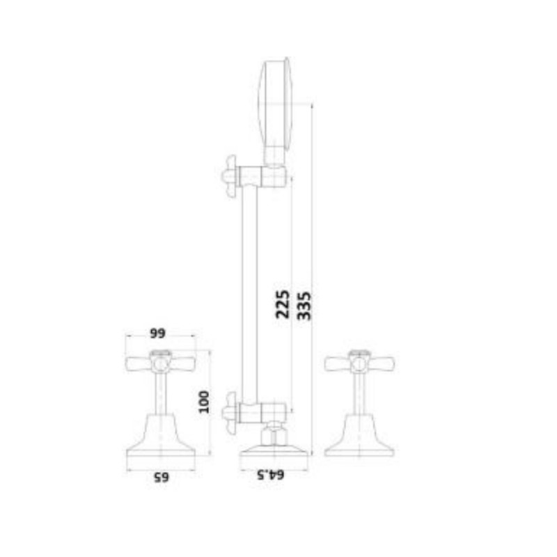 BUK Easy Clean Shower Set Specs