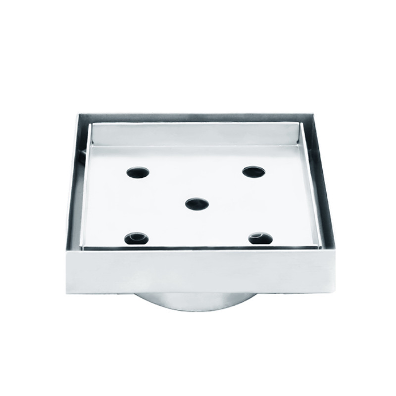 BUK Eckig Smart Tile Waste 80mm Outlet Chrome
