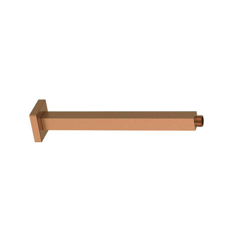 BUK Eckig Square Ceiling Arm 300mm Brushed Bronze