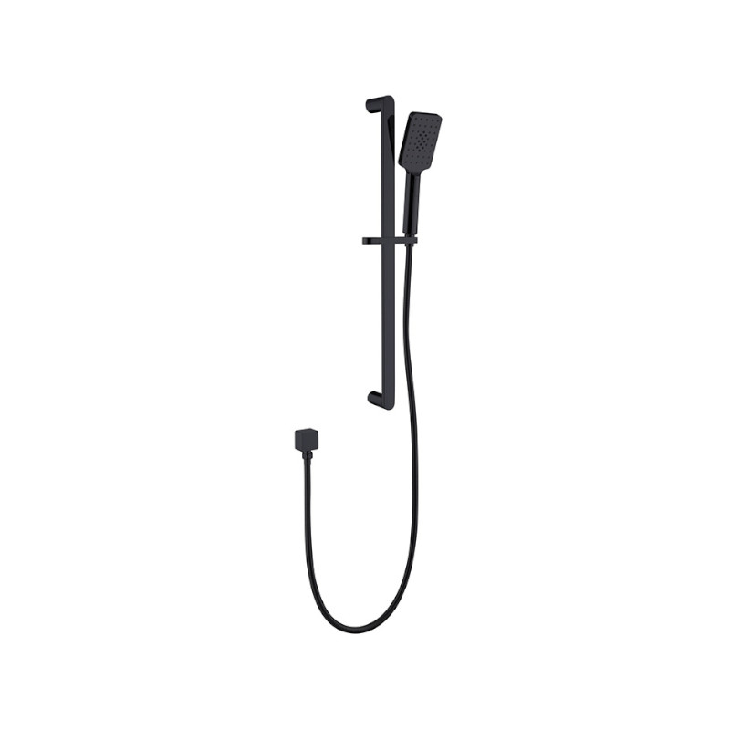 BUK Handel Oval Multifunction Hand Shower On Rail Matte Black