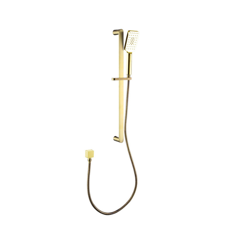BUK Handel Oval Multifunction Hand Shower On Rail Brushed Gold