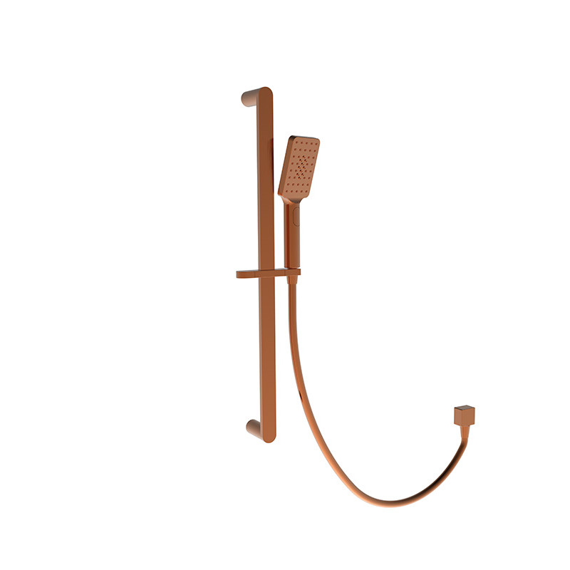 BUK Handel Oval Multifunction Hand Shower On Rail brushed Bronze