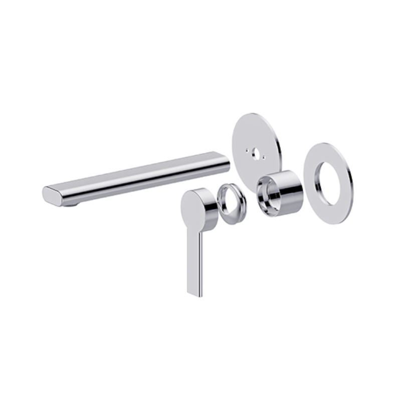 BUK Iris Bath/Basin Mixer With Spout Trim Kit Chrome