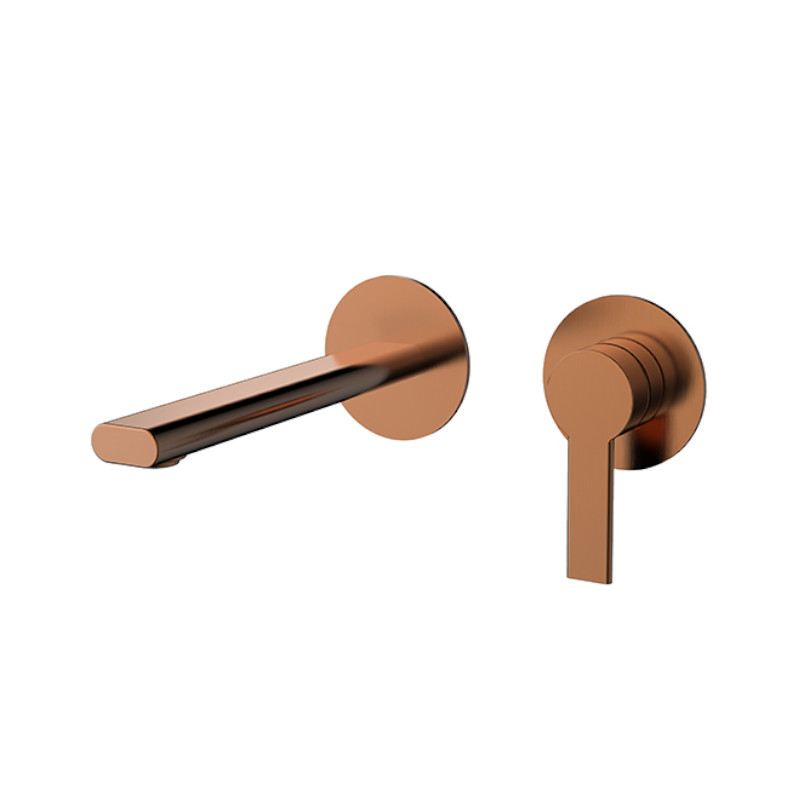 BUK Iris Bath/Basin Mixer With Spout Brushed Bronze