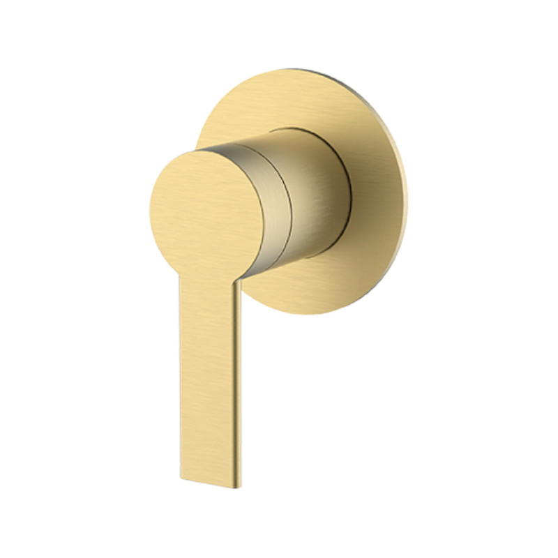 BUK Iris Wall Mixer Brushed Gold