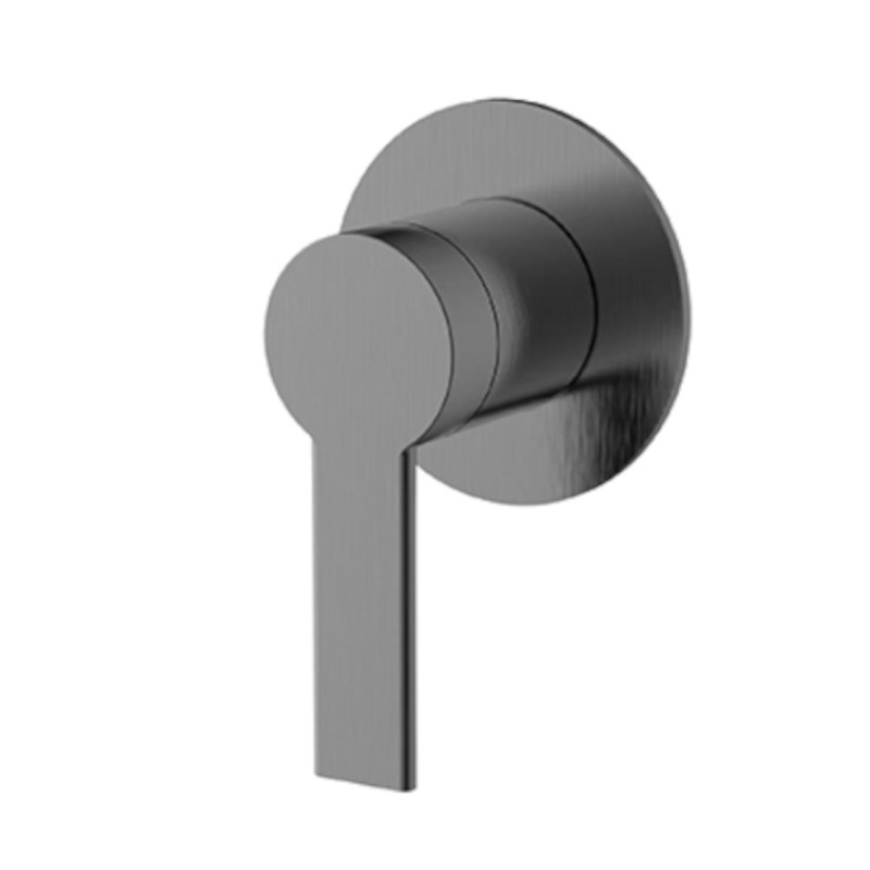 BUK Iris Wall Mixer Brushed Gun Metal