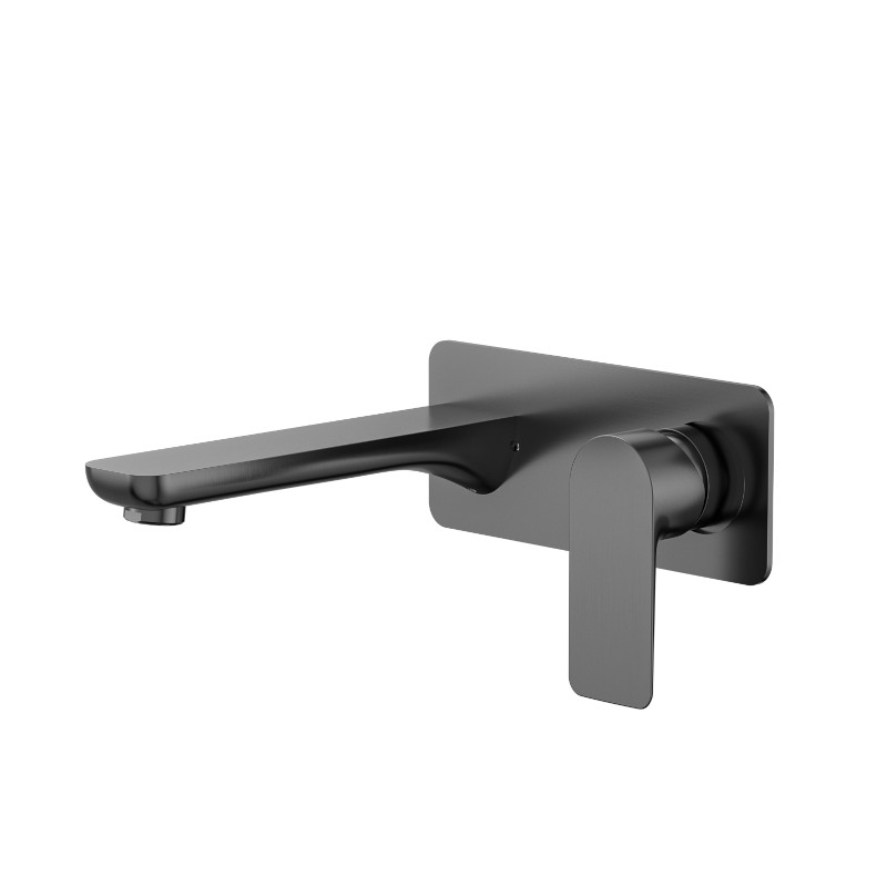 BUK Luxus Bath / Basin Mixer With Spout Gun Metal