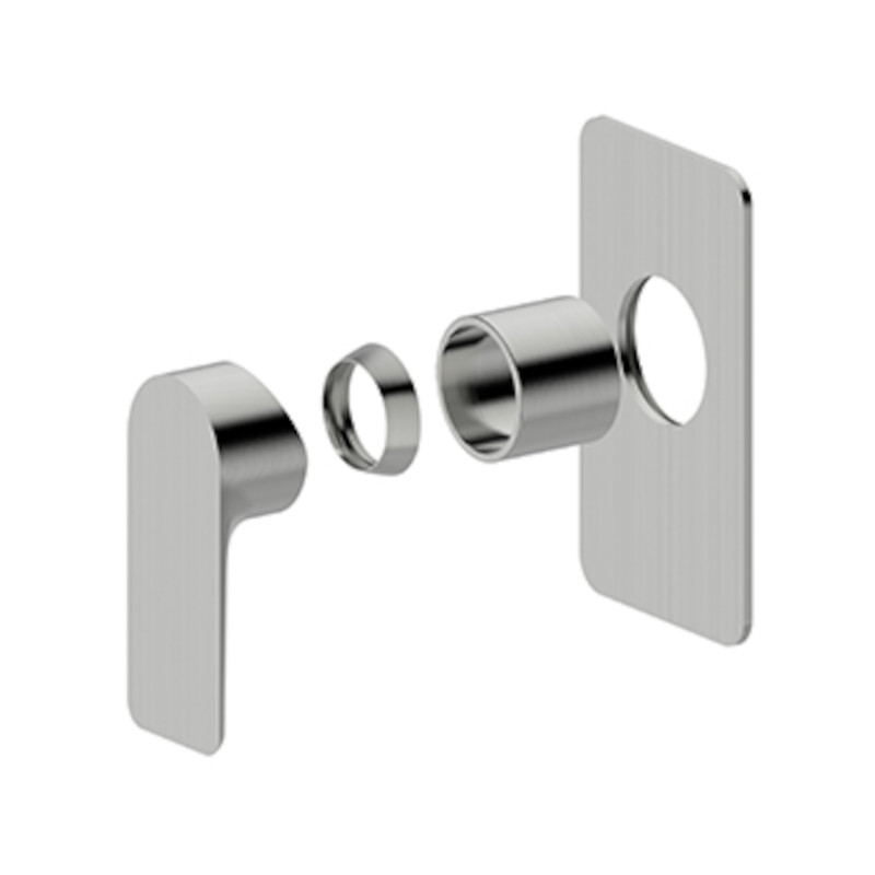 BUK Luxus Shower / Bath Mixer Trim Kit Brushed Nickel