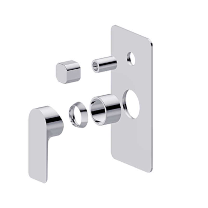 BUK Luxus Shower Diverter Mixer Trim Kit Chrome
