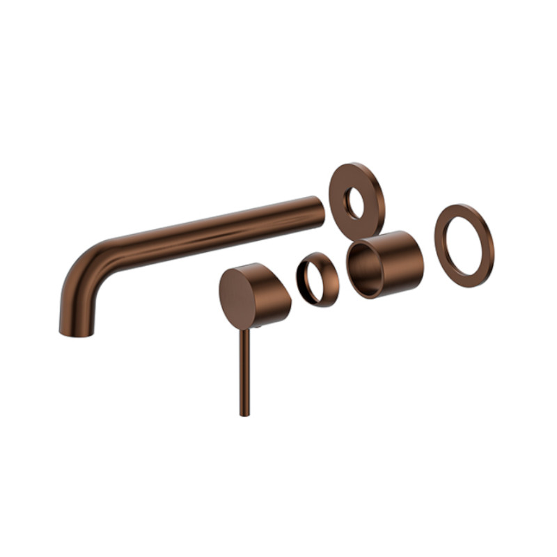 BUK Morgan Rund Wall Basin/Bath Mixer Trim Kit Brushed Bronze