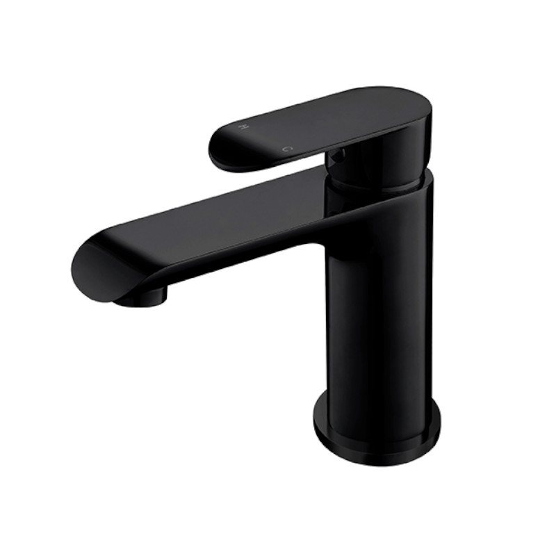 BUK Oval Curve Basin Mixer Matte Black