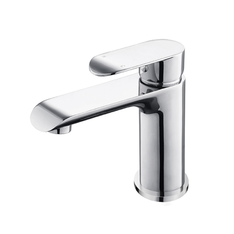 BUK Oval Curve Basin Mixer chrome