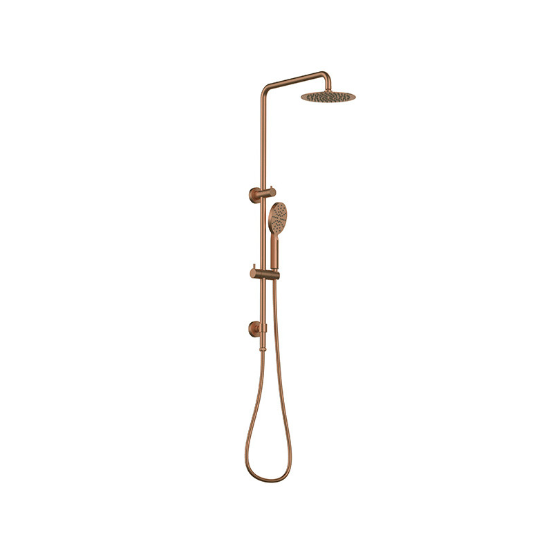BUK Rund Combination Shower With Rail Brushed Bronze