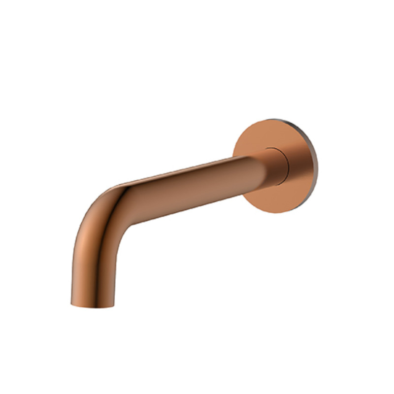 BUK Rund Bath / Basin Spout 200mm Brushed Bronze