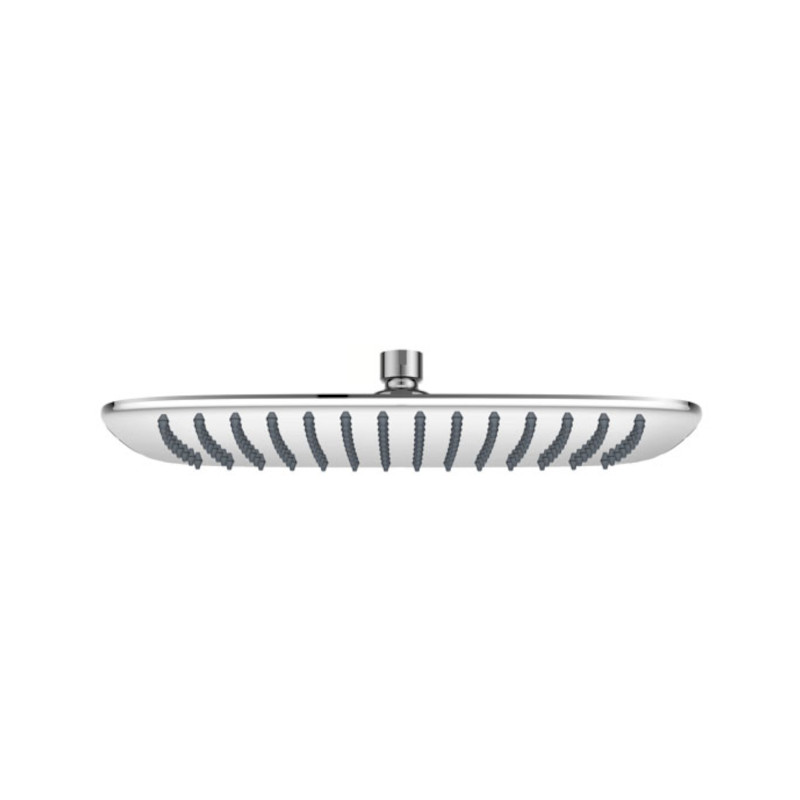 BUK Thin Stainless Steel Shower Head 300 * 200mm Brushed Gun Metal
