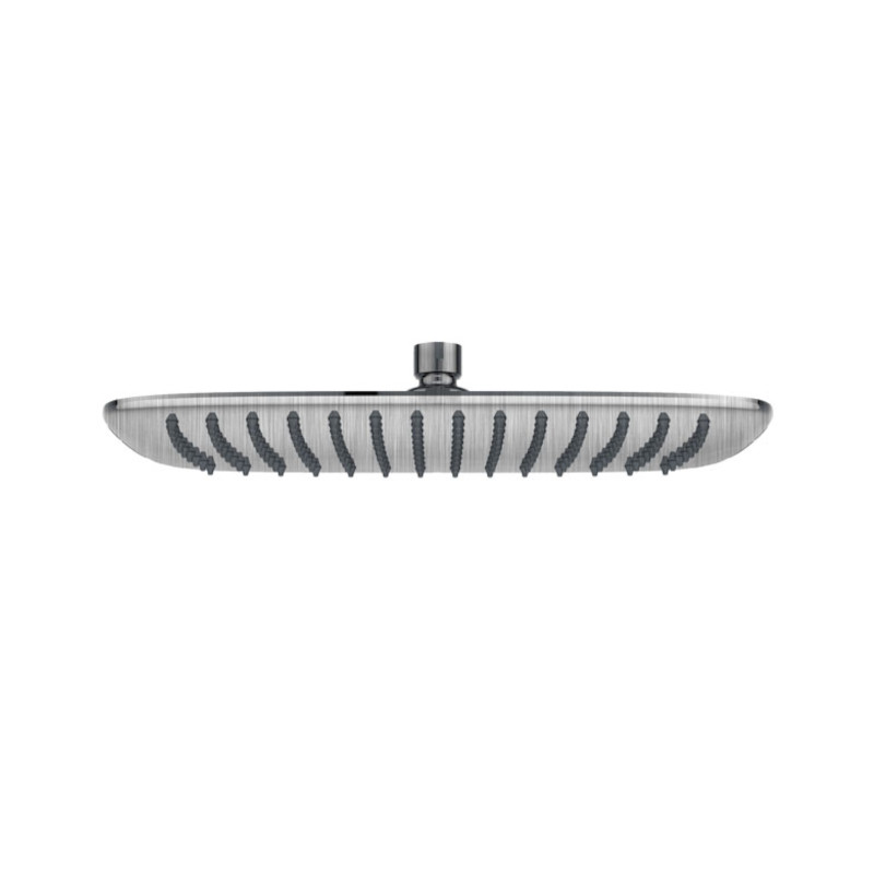 BUK Thin Stainless Steel Shower Head 300 * 200mm Brushed Nickel