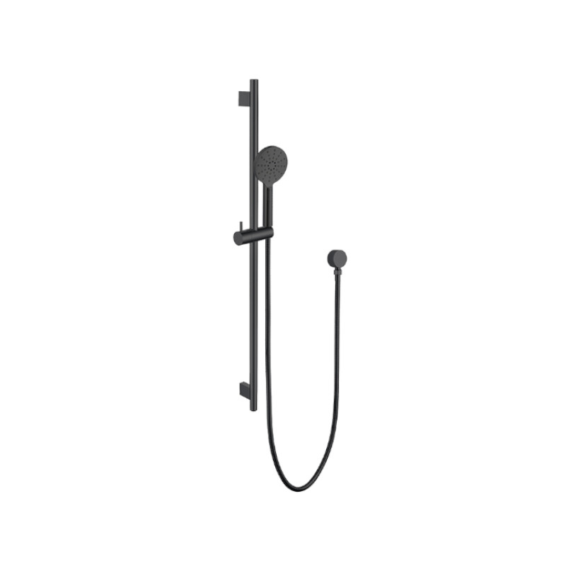 BUK Wahlen Round 10 Multifunction Hand Shower On Rail Matte Black