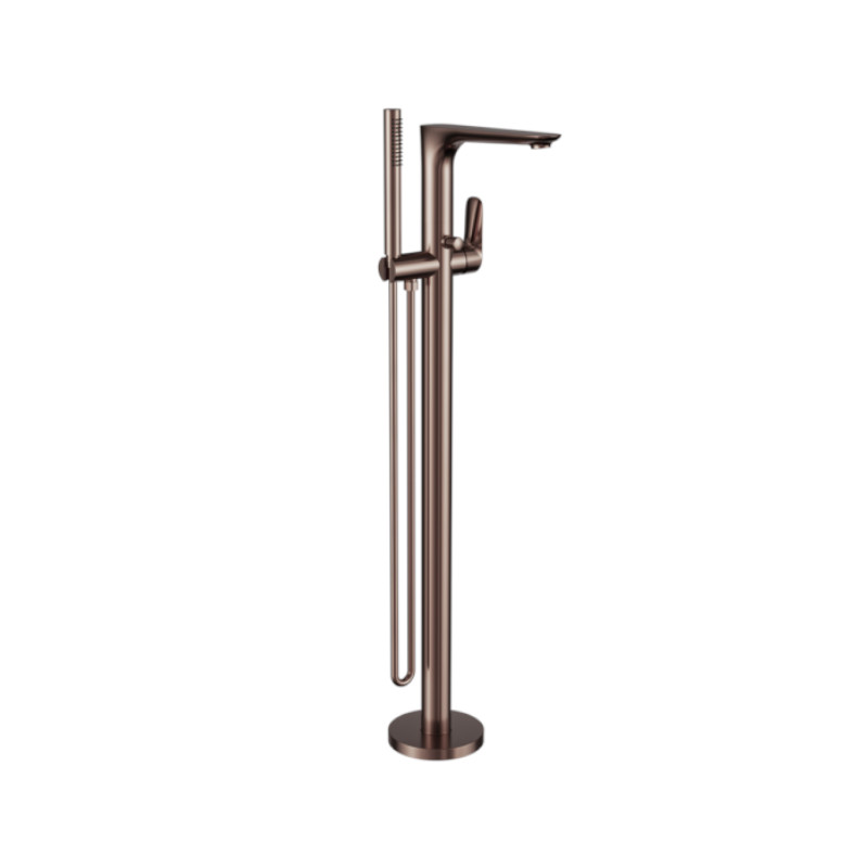 Nero Bianca Freestanding Bath Mixer With Hand Shower BZ