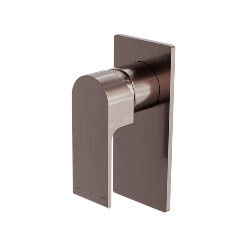 Nero Bianca Shower Mixer With Universal Body Brushed Bronze