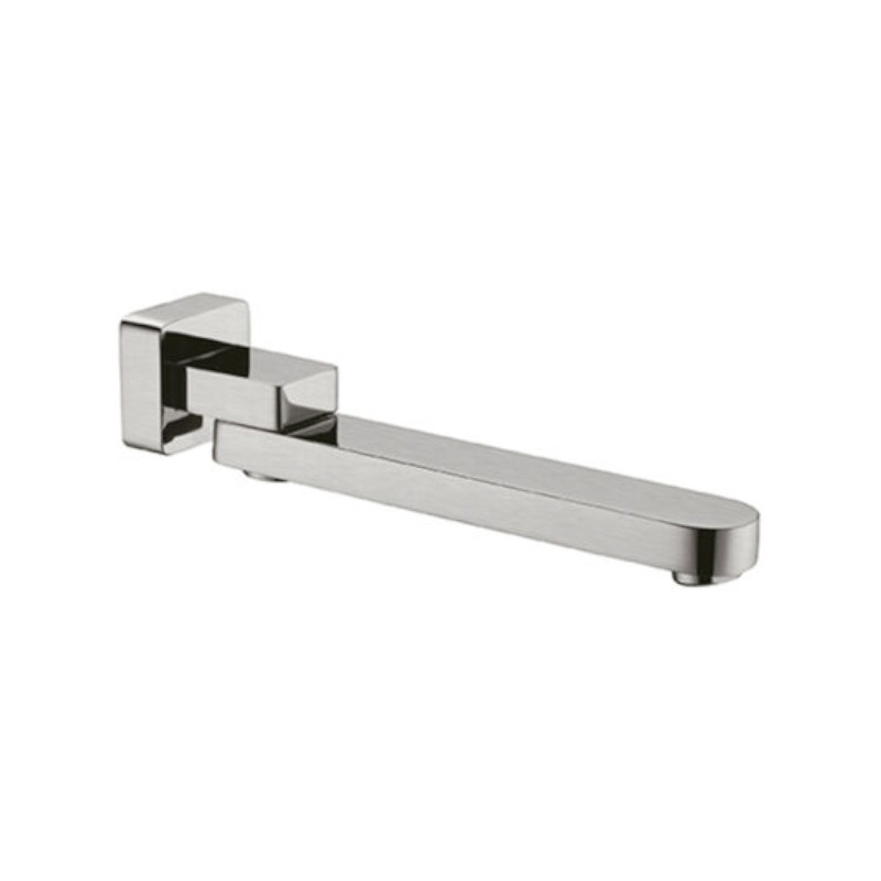 Nero Bianca Swivel Bath Spout Brushed Nickel