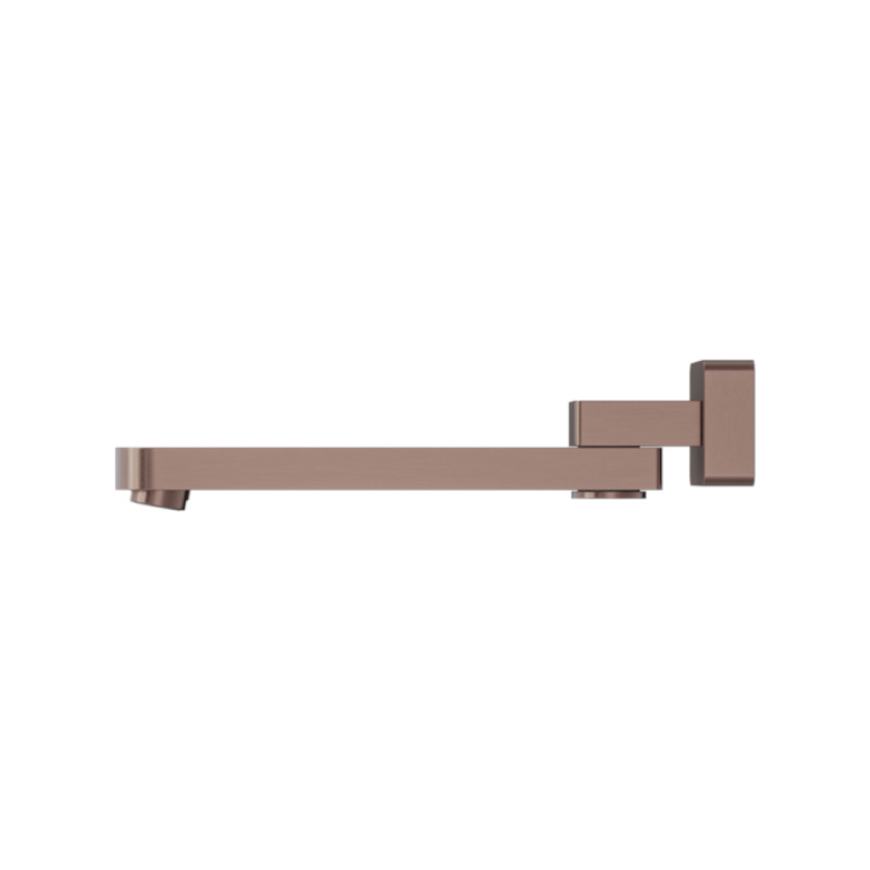 Nero Bianca Swivel Bath Spout Brushed Bronze Back