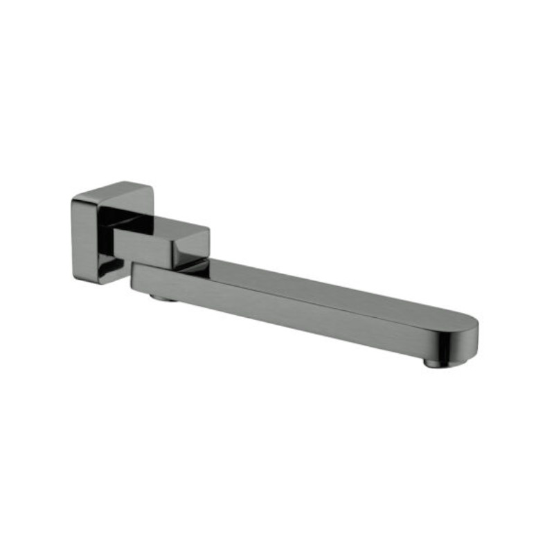 Nero Bianca Swivel Bath Spout Gun Metal